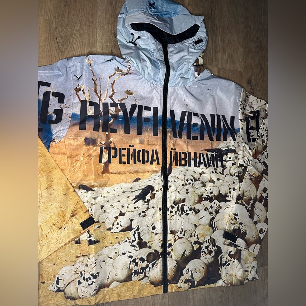 G59 War Time ‘Blue/Multi’ Shell Tech Jacket - Picture 2 of 7